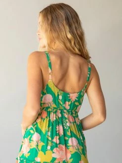 Natural Life Ella Maxi Dress - Green Coral Floral 10 Natural Life Ella Maxi Dress - Green Coral Floral -Natural Life Shop 484A5538 20copy