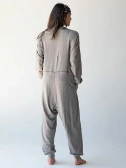 Natural Life Johnnie Cotton Jumpsuit - Charcoal -Natural Life Shop 484A6420 20copy