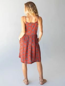 Natural Life Embroidered Sara Dress - Red Wreath -Natural Life Shop 484A6622