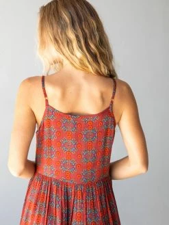 Natural Life Embroidered Sara Dress - Red Wreath -Natural Life Shop 484A6625