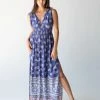 Natural Life Nadia Halter Dress - Navy Paisley -Natural Life Shop 484A6696 20copy