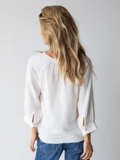 Natural Life Robyn Gauze Top - White 9 Natural Life Robyn Gauze Top - White -Natural Life Shop 484A6992 20copy