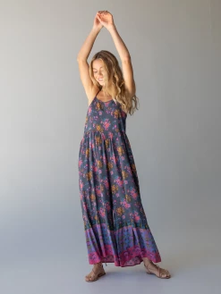 Natural Life Zoe Wide-Leg Jumpsuit - Charcoal Blue Border 8 Natural Life Zoe Wide-Leg Jumpsuit - Charcoal Blue Border -Natural Life Shop 484A7028