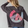 Natural Life Applique Zip-Up Hoodie - Charcoal Peace -Natural Life Shop 484A7040 20copy