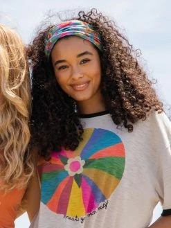 Natural Life Full Boho Bandeau® Headband - Teal Folk Flower -Natural Life Shop 484A7531 20copy