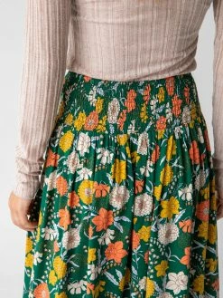 Natural Life Addie Midi Skirt - Green Yellow Daffodil 9 Natural Life Addie Midi Skirt - Green Yellow Daffodil -Natural Life Shop 484A7572