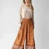 Natural Life Make A Move Wide-Leg Palazzo Pant - Camel Border -Natural Life Shop 484A7978 20copy