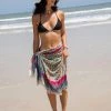 Natural Life Printed Sarong - Floral Border -Natural Life Shop 484A8027