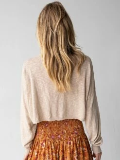 Natural Life Ellie Cropped Pullover - Cream -Natural Life Shop 484A8043 20copy