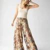 Natural Life Patti Palazzo Pant - Tan Cream Floral -Natural Life Shop 484A8127 20copy
