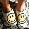 Natural Life Icon Sherpa Slippers - Smiley Face -Natural Life Shop 484A8408