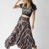 Natural Life Feelin' Alive Convertible Midi Skirt - Navy Plaid 2 Natural Life Feelin' Alive Convertible Midi Skirt - Navy Plaid -Natural Life Shop 484A8909