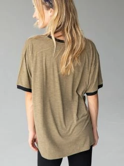 Natural Life Ringer Oversized Tee Shirt - Wander -Natural Life Shop 484A9080 20copy