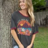 Natural Life Ringer Oversized Tee Shirt - Let's Just Go -Natural Life Shop 484A9112 20copy