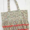 Natural Life Ruffle Tote Bag - Multi Ditsy -Natural Life Shop BAG000044
