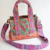 Natural Life Mini Crossbody Tote - Turquoise Pink