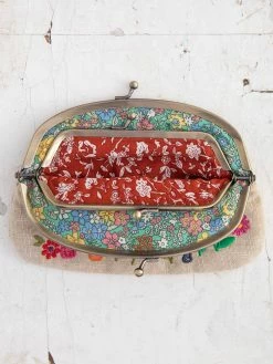 Natural Life Embroidered Coin Purse - Cream Mushroom 7 Natural Life Embroidered Coin Purse - Cream Mushroom -Natural Life Shop BAG000052 5