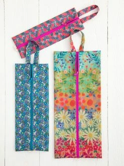 Natural Life Pack & Go Packing Cube Set - Wildflower Border