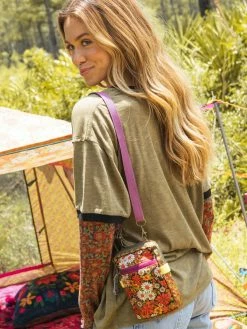 Natural Life 8-in-1 Pocket Crossbody - Ditsy Garden -Natural Life Shop BAG000072 4