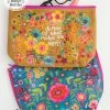 Natural Life Recycled Zipper Pouch - Makes You Happy -Natural Life Shop BAG000079
