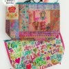Natural Life Recycled Zipper Pouch - Love