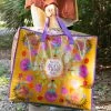 Natural Life Jumbo Tote Bag With Zipper - World Better