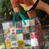 Natural Life Jumbo Tote Bag With Zipper - Chirps -Natural Life Shop BAG479 1