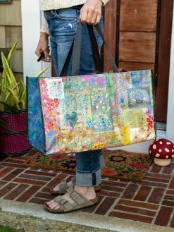 Natural Life Carry All Tote Bag - Patchwork