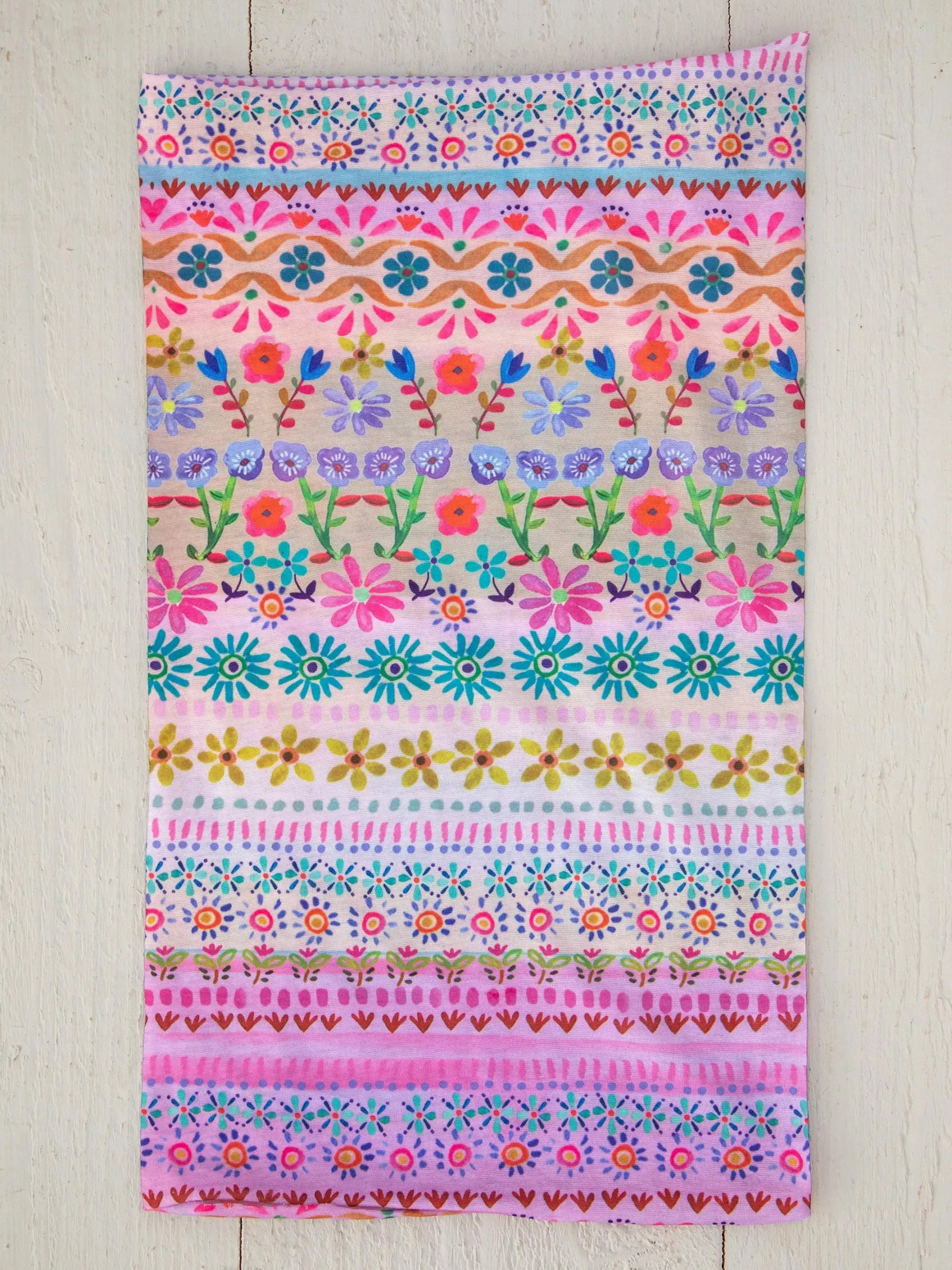 Natural Life Full Boho Bandeau® Headband - Cream Border 4 Natural Life Full Boho Bandeau® Headband - Cream Border - Image 2