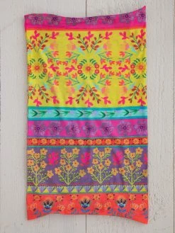 Natural Life Full Boho Bandeau® Headband - Lime Purple Borders 7 Natural Life Full Boho Bandeau® Headband - Lime Purple Borders -Natural Life Shop BBW310 A1