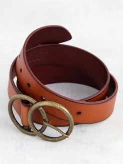 Natural Life Vegan Leather Adjustable Belt - Brown