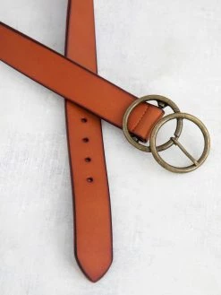 Natural Life Vegan Leather Adjustable Belt - Brown -Natural Life Shop BLT038 A3