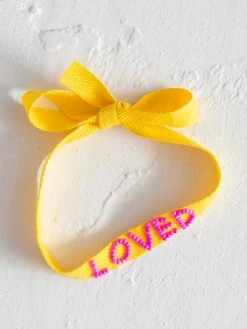 Natural Life Beaded Wishing Bracelet - Loved -Natural Life Shop BRC000015 1