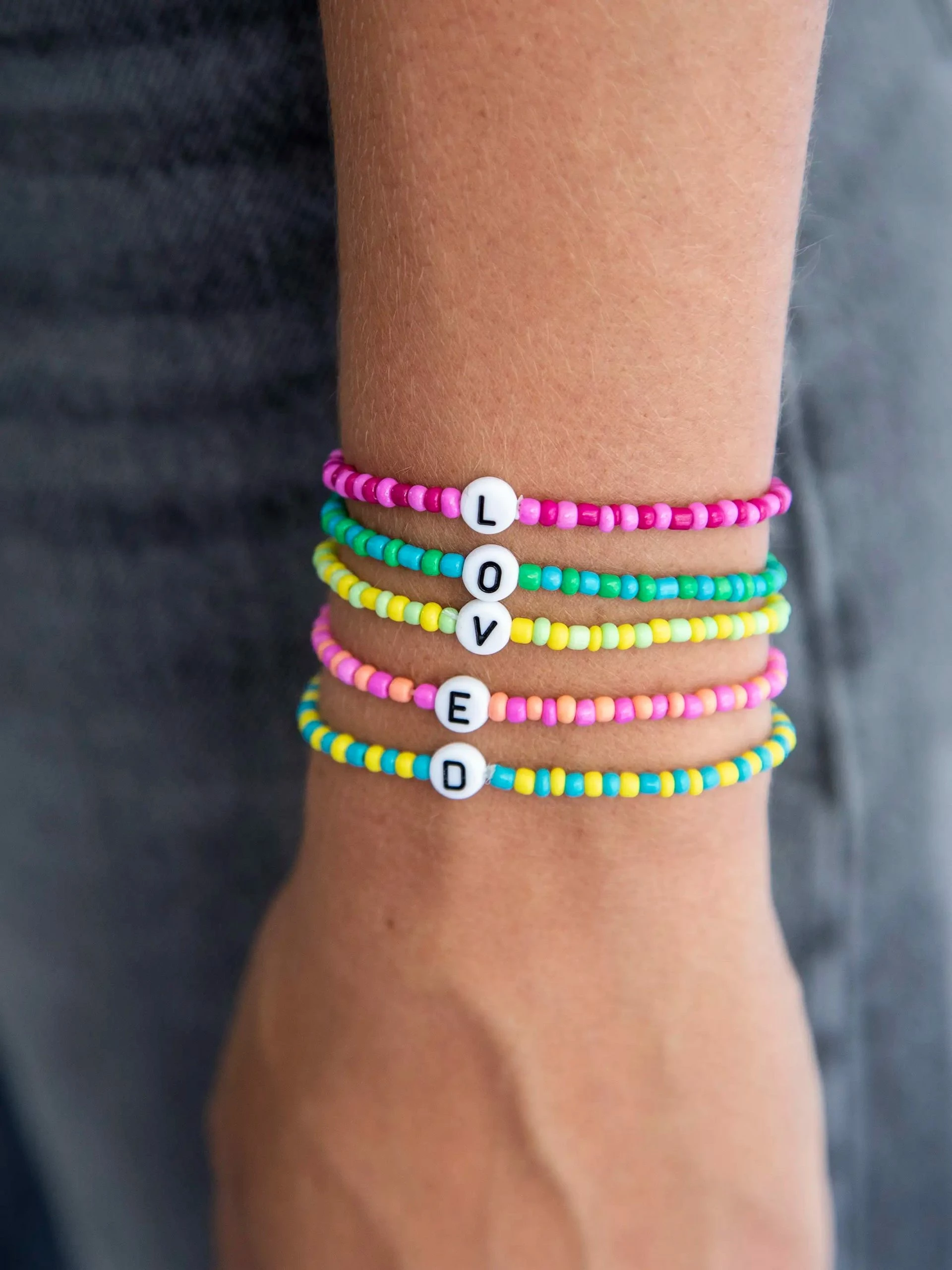 Natural Life Loved Bracelets, Set Of 5 5 Natural Life Loved Bracelets, Set Of 5 - Image 3