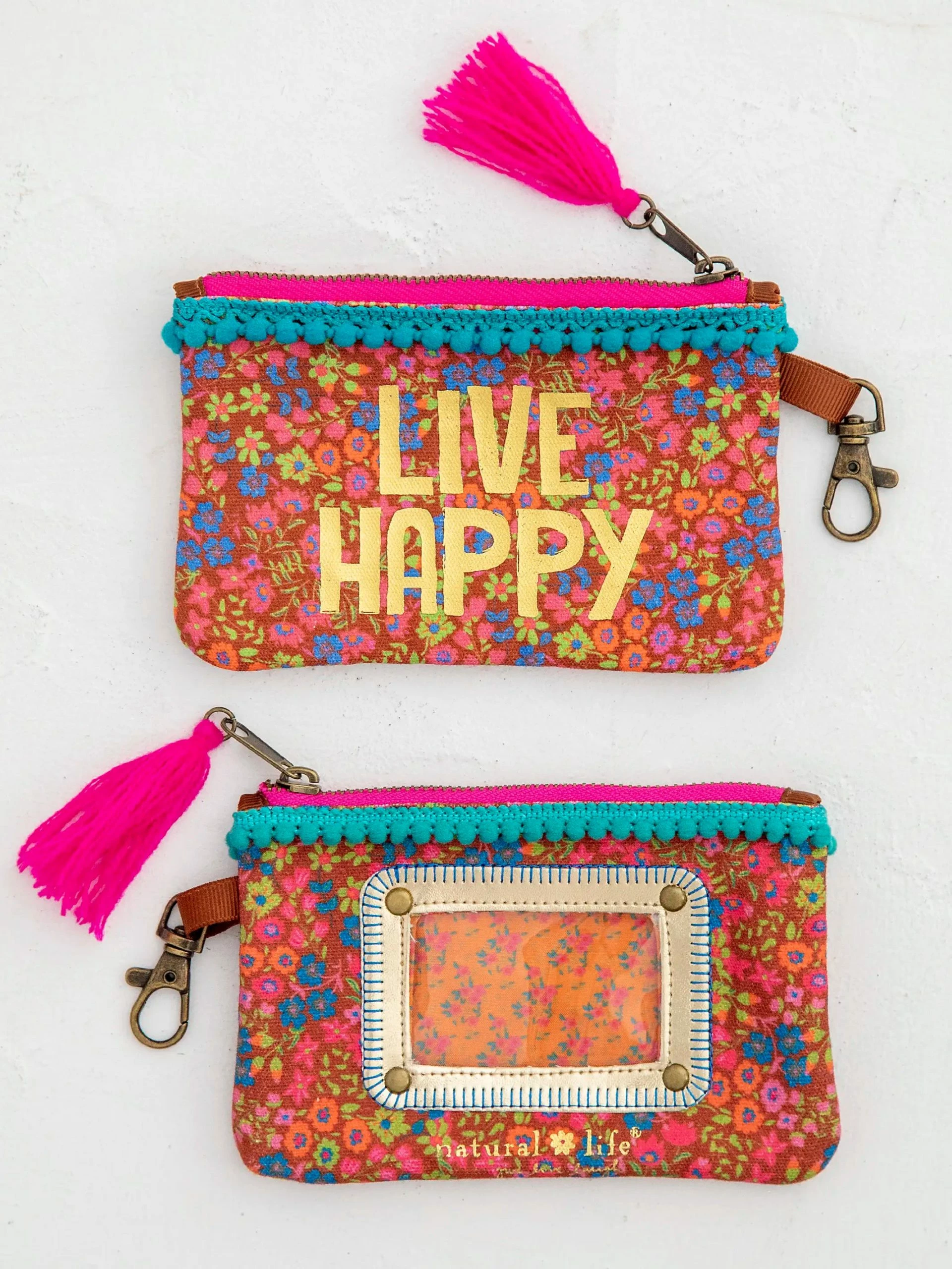 Natural Life ID Pouch - Live Happy 4 Natural Life ID Pouch - Live Happy - Image 2