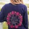 Natural Life Long Sleeve Comfy Tee Shirt - God Did Not Give -Natural Life Shop Comfy Tee God Did Not Give