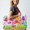Natural Life Laundry Traveling Moving Tote Bag - Mushroom -Natural Life Shop GBAG000059 7