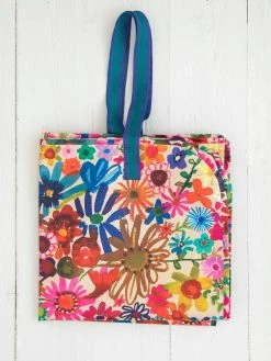 Natural Life XL Zip Tote Bag - Grateful 9 Natural Life XL Zip Tote Bag - Grateful -Natural Life Shop GBAG000060 2