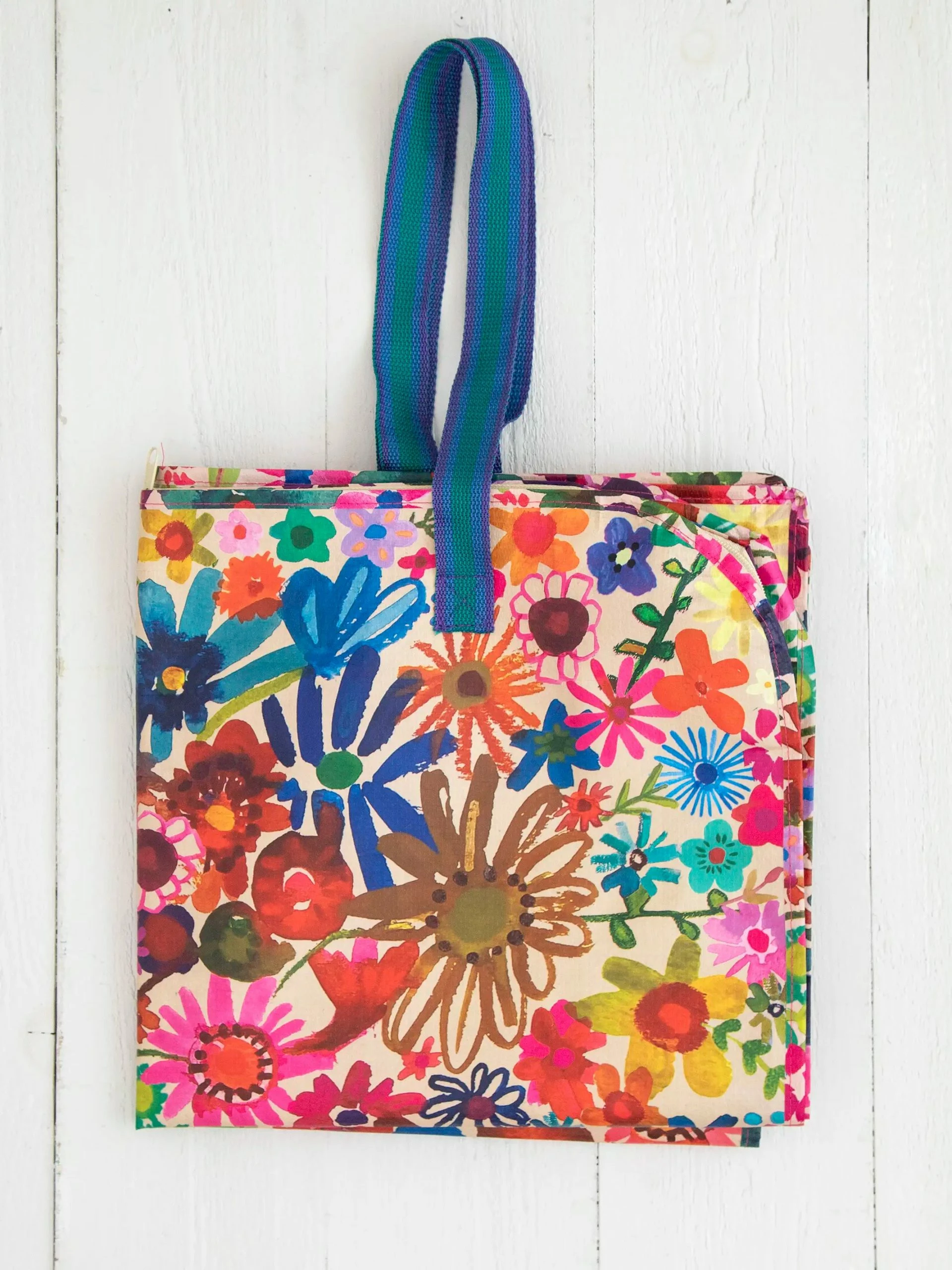 Natural Life XL Zip Tote Bag - Grateful 6 Natural Life XL Zip Tote Bag - Grateful - Image 4