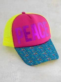 Natural Life Adjustable Trucker Hat - Peace