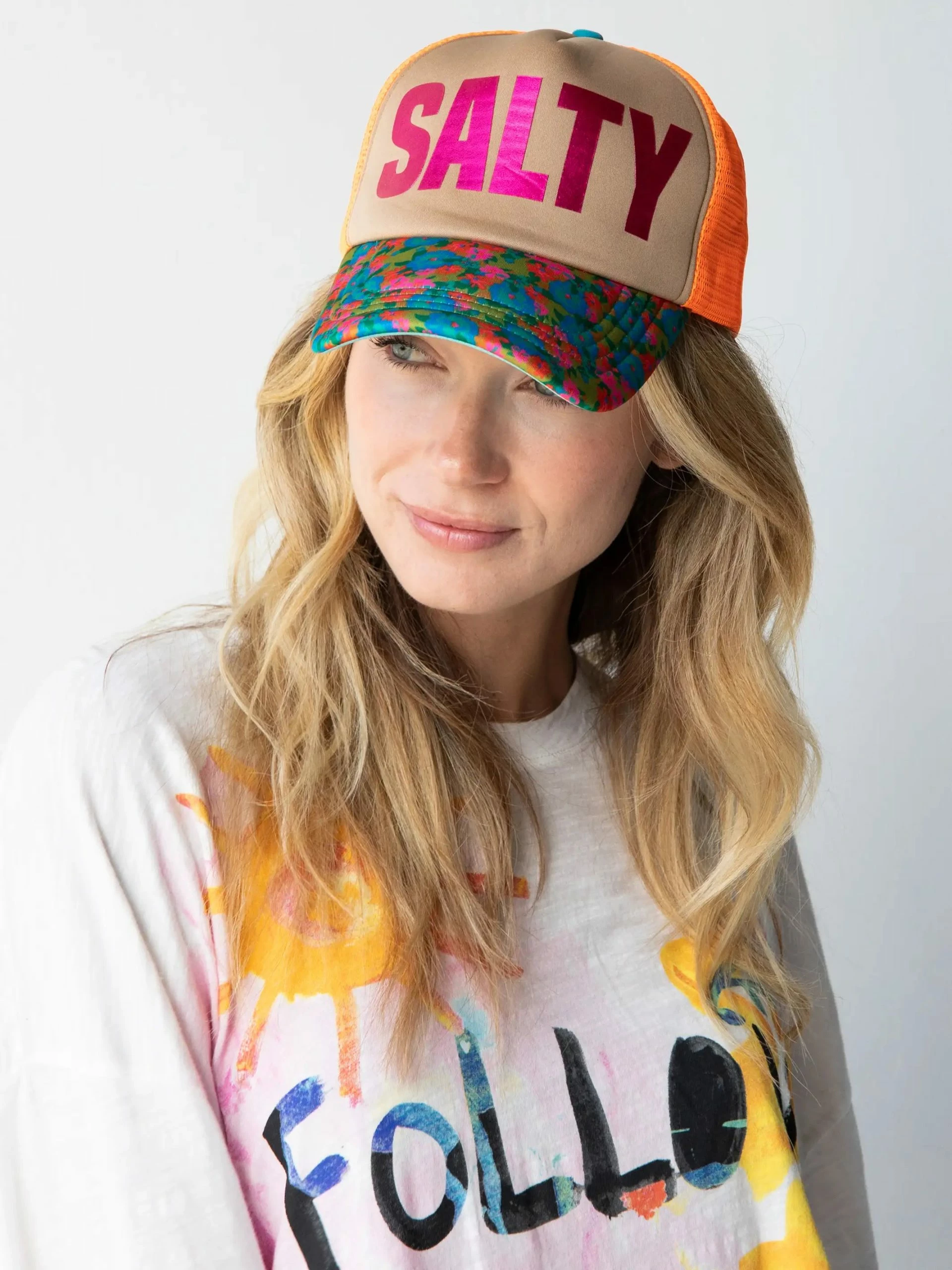 Natural Life Adjustable Trucker Hat - Salty 4 Natural Life Adjustable Trucker Hat - Salty - Image 2