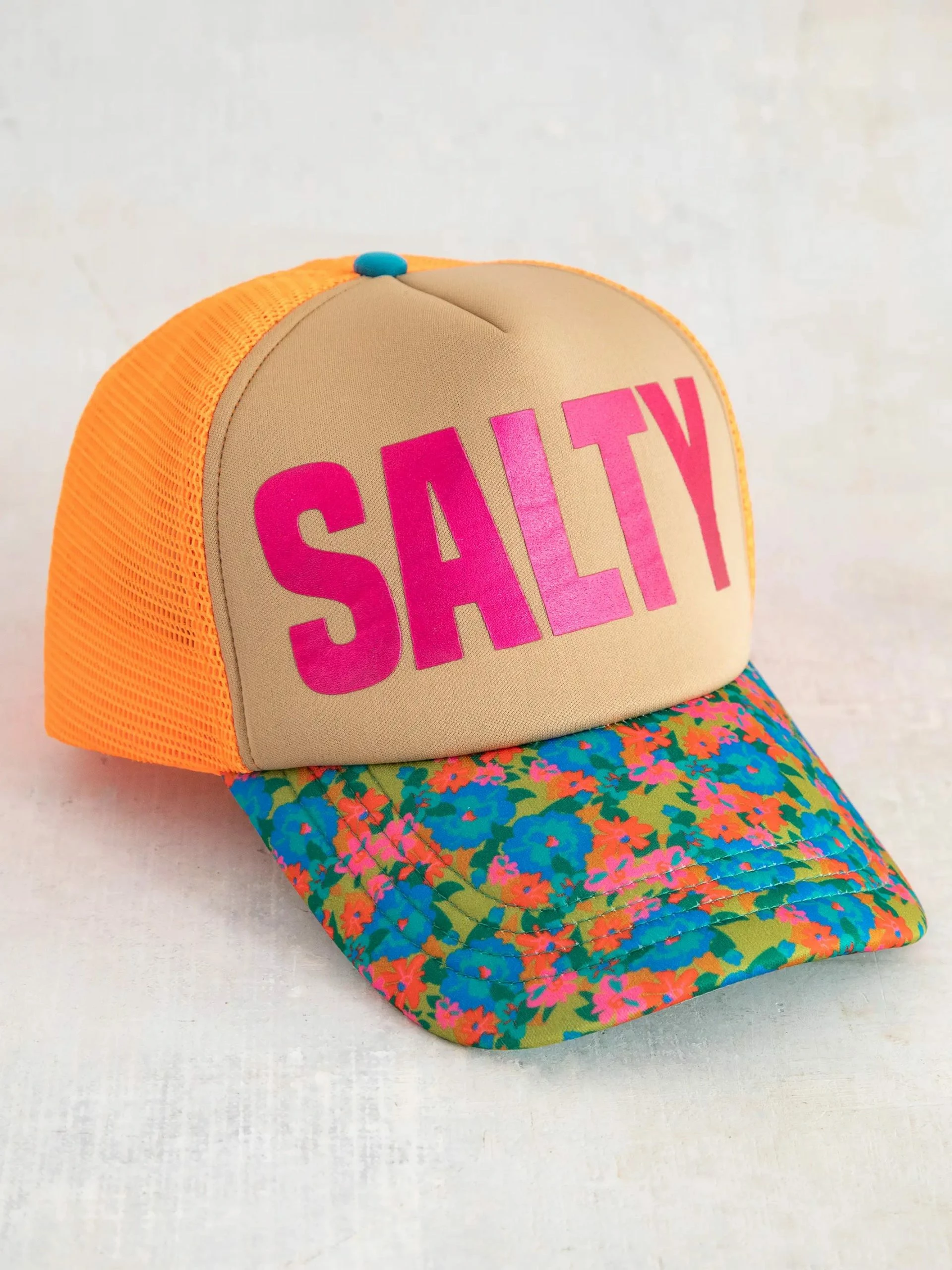 Natural Life Adjustable Trucker Hat - Salty 3 Natural Life Adjustable Trucker Hat - Salty