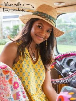 Natural Life Straw Panama Hat