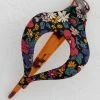 Natural Life Floral Fabric Boho Hair Clip - Navy 1 Natural Life Floral Fabric Boho Hair Clip - Navy -Natural Life Shop HCL129