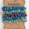 Natural Life Mixed Print Scrunchie Set - Blue 1 Natural Life Mixed Print Scrunchie Set - Blue -Natural Life Shop HDBN000019