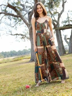Natural Life Golden Eye Wide-Leg Jumpsuit - Paisley Patchwork 10 Natural Life Golden Eye Wide-Leg Jumpsuit - Paisley Patchwork -Natural Life Shop JUMP390