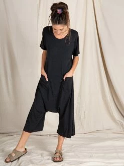 Natural Life Nomad Knit Jumpsuit - Charcoal -Natural Life Shop JUMP413 4