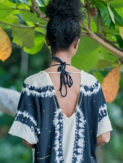 Natural Life Sayulita Kaftan - Black -Natural Life Shop KFT025 A3