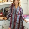 Natural Life Ansley Woven Tunic Shirt Dress - Multicolor Stripe -Natural Life Shop LHDRS2128 5c198b2f 377d 4c66 8571 1adbb4370b3a