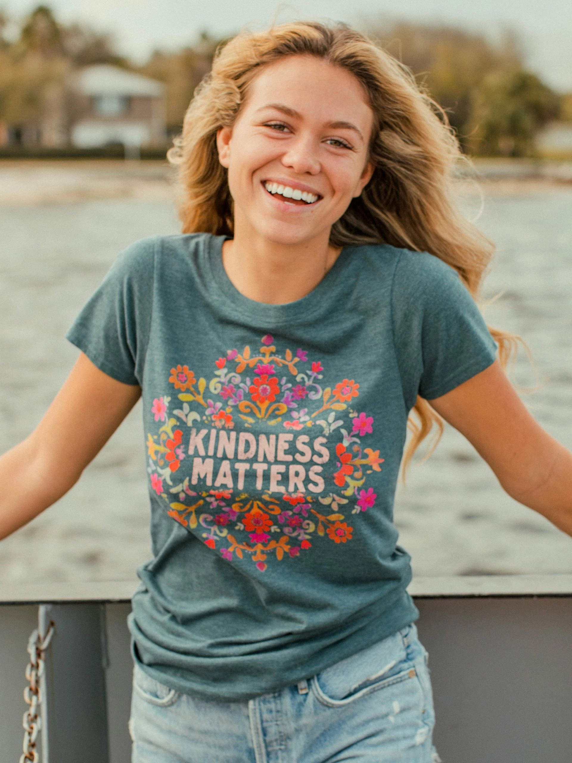 Natural Life Perfect Fit Tee Shirt - Kindness 4 Natural Life Perfect Fit Tee Shirt - Kindness - Image 2